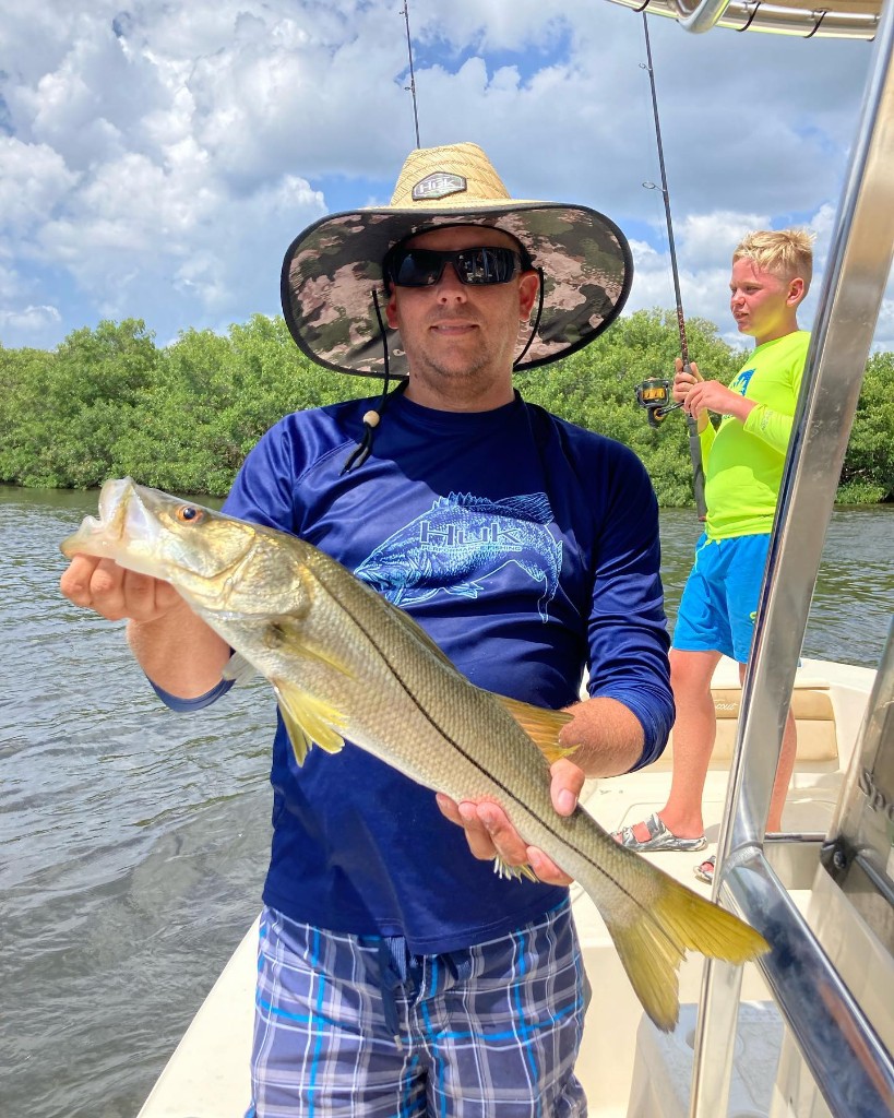 Snook fish caught while fishing in FL