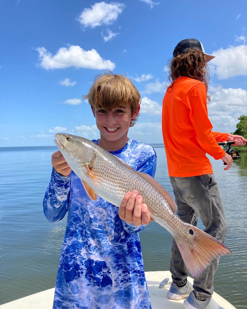 Angler with a 20-inch catch in FL