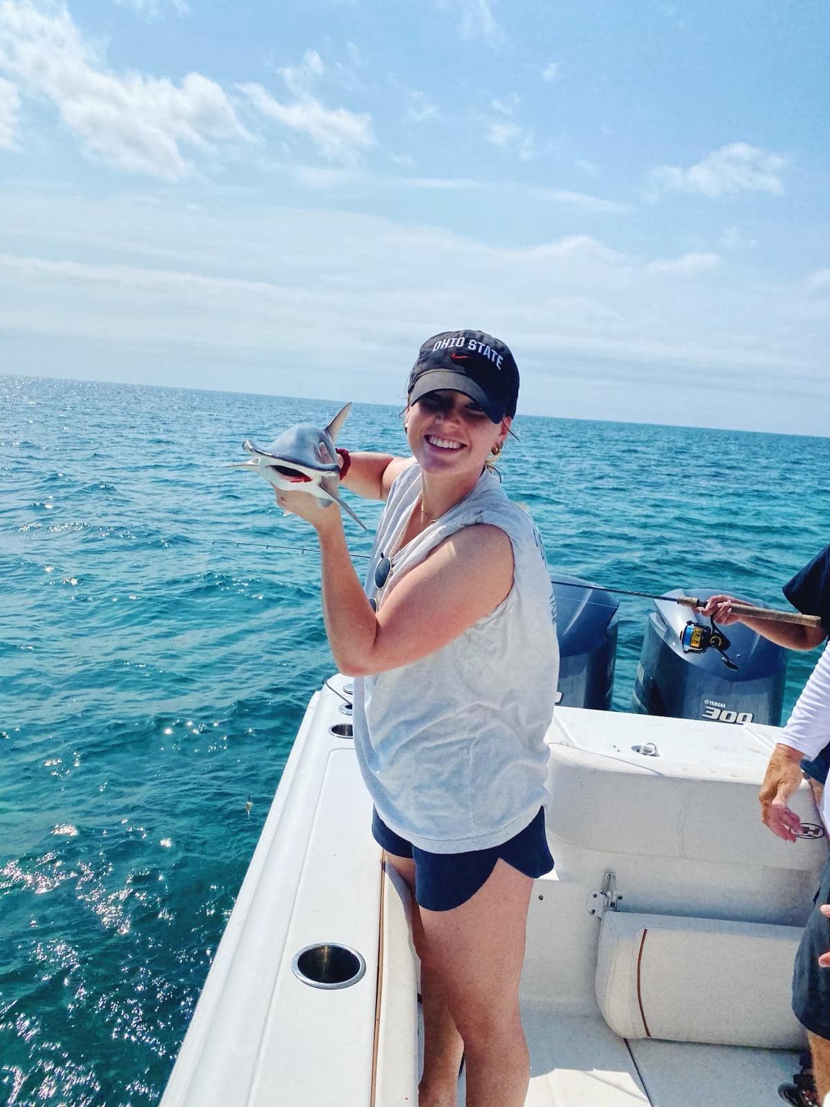 Man fishing in the beautiful waters of Key Largo