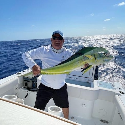 Fishing trip in FL with a big 28-inch fish