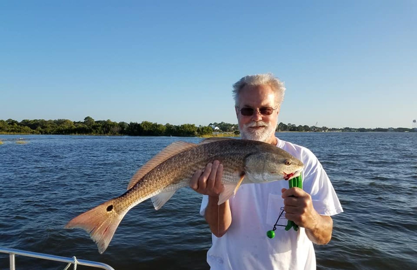 Cedar Key inshore fishing charter boat targeting redfish and trout in Florida Gulf waters