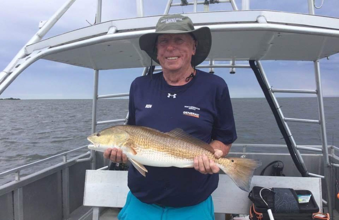 Cedar Key private inshore fishing charter boat targeting redfish and trout in Florida waters