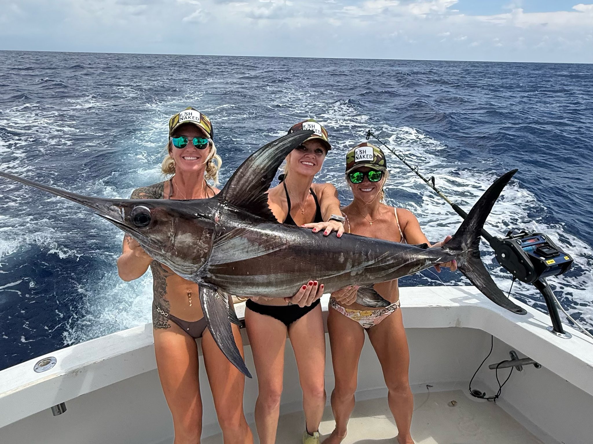 Swordfish caught while fishing in FL