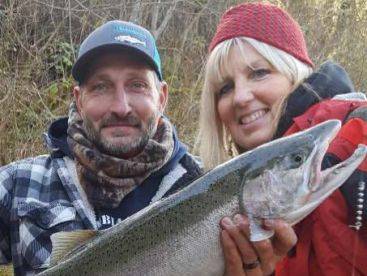 Anglers fishing in Elmira