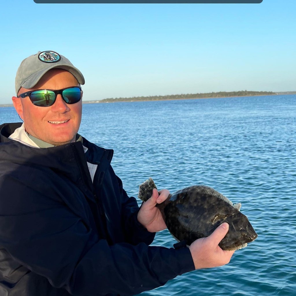 A person fishing in Morehead City