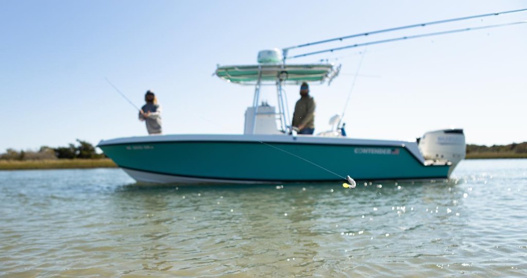 Person fishing in Morehead City