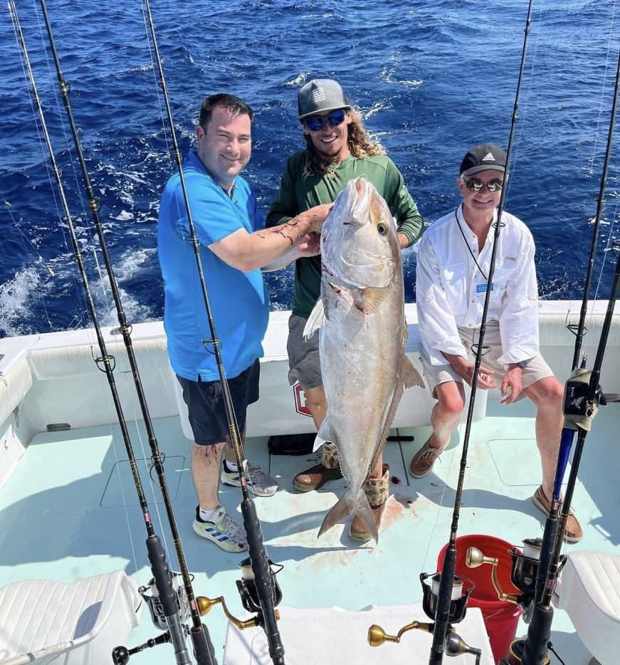 One big fish caught while fishing in FL