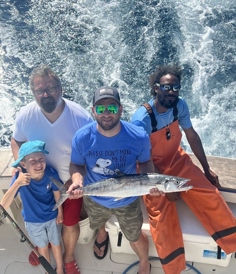 Caught a king mackerel measuring 19 inches in Fort Lauderdale