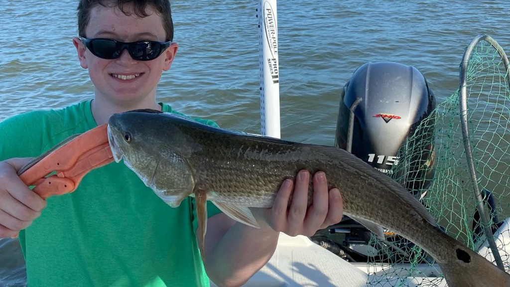 Redfish caught in Naples, Florida