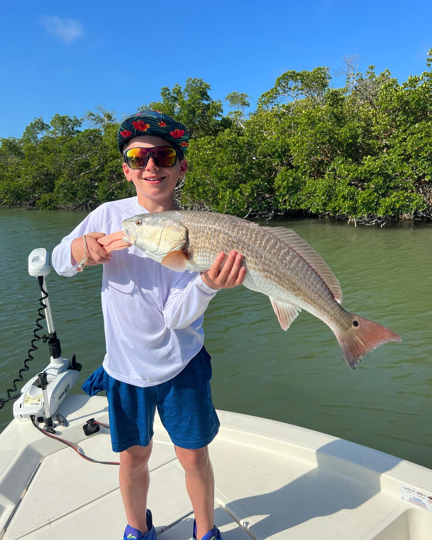 Redfish caught while fishing in Florida
