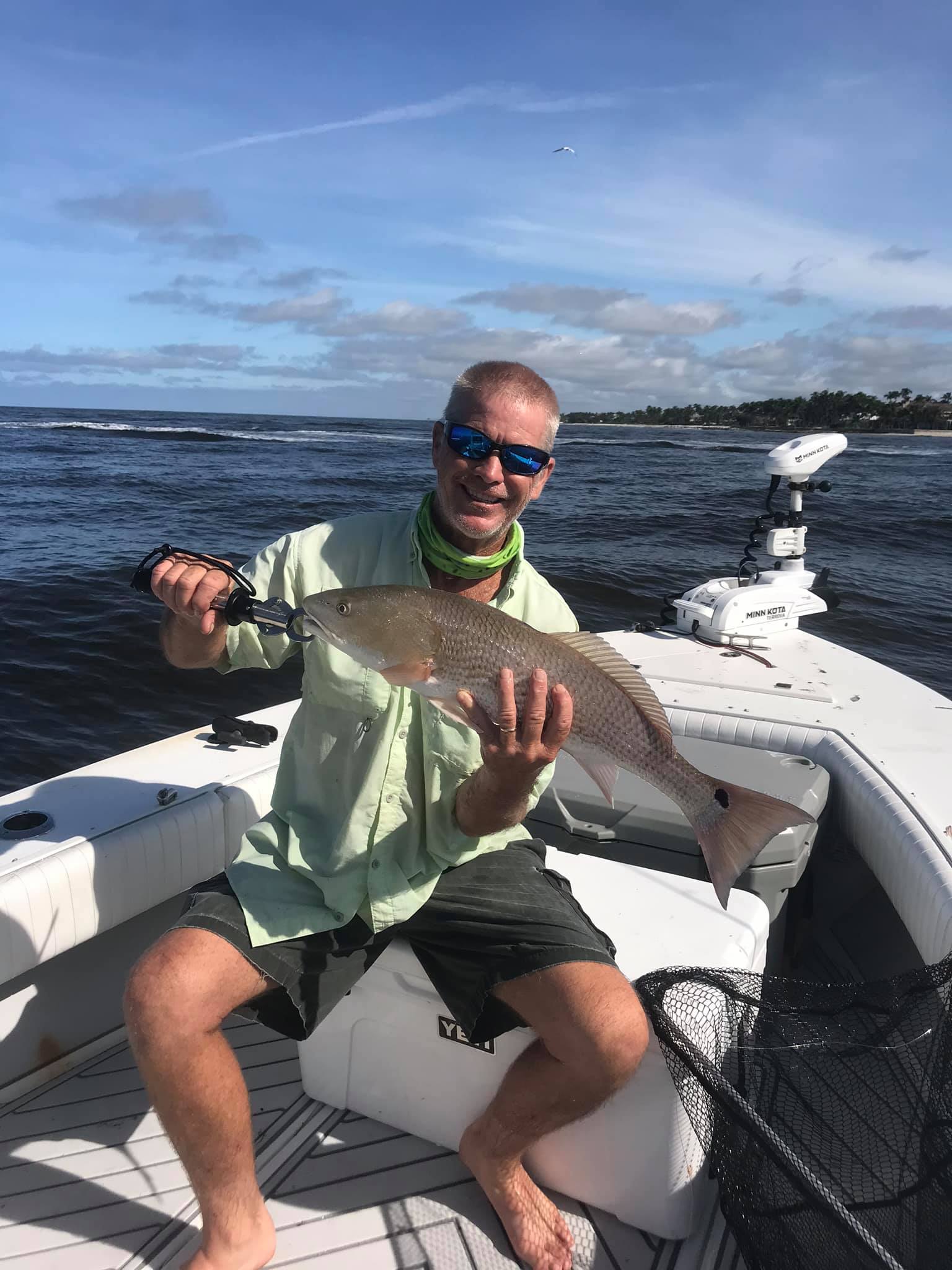 Redfish caught in Naples, Florida
