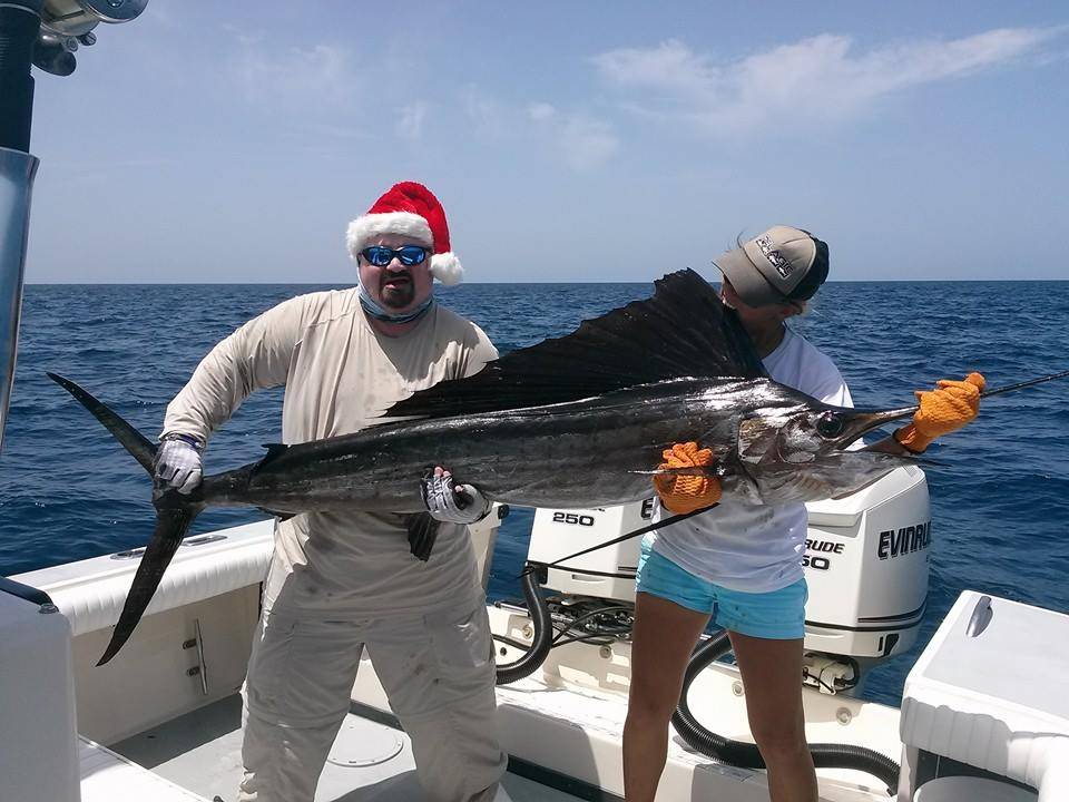 Majestic Atlantic Sailfish caught in Jupiter, Florida