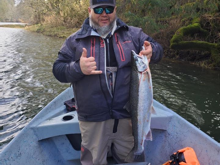Large lake trout caught in Junction City
