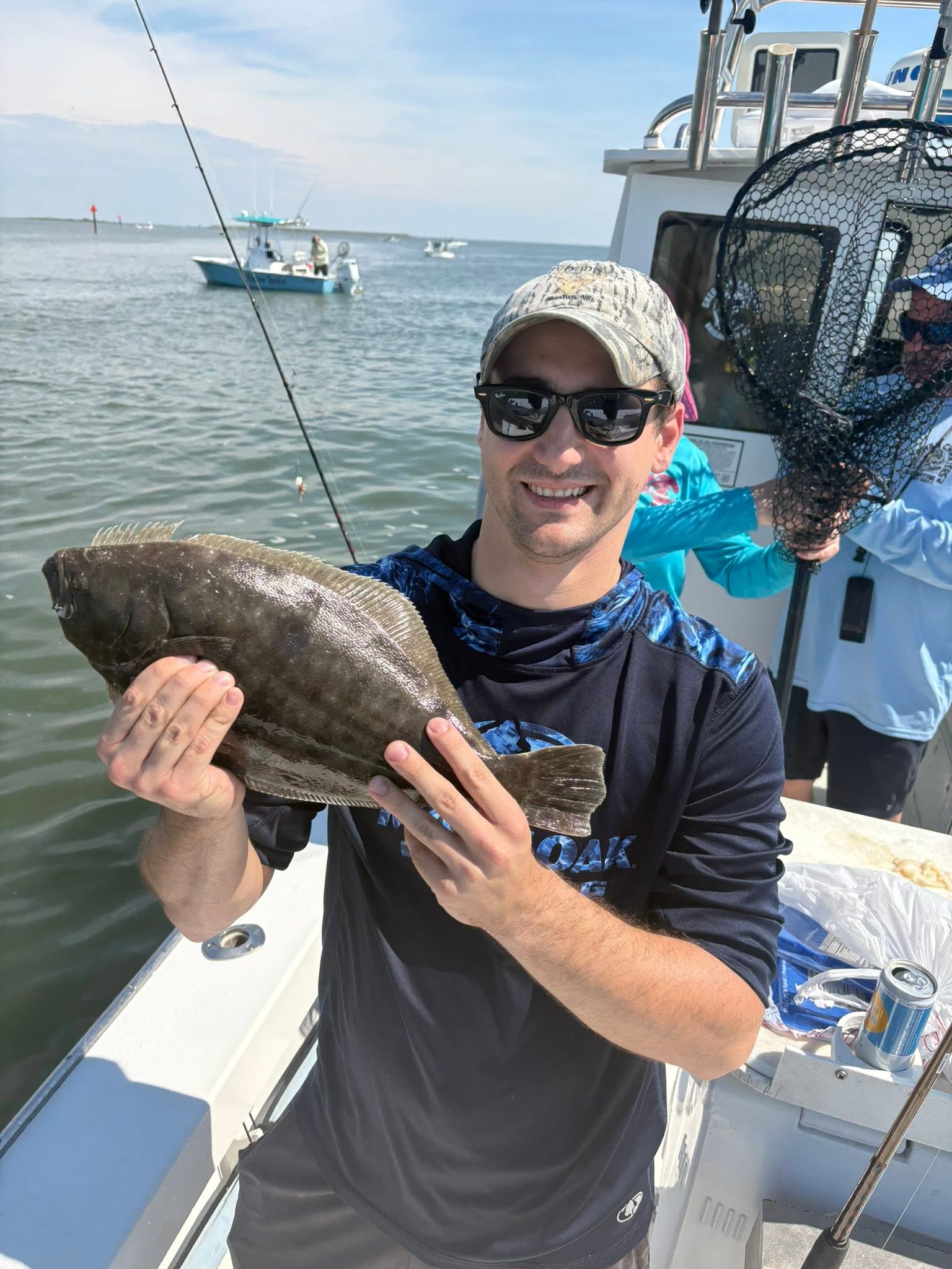 Summer flounder caught while fishing in Brigantine NJ