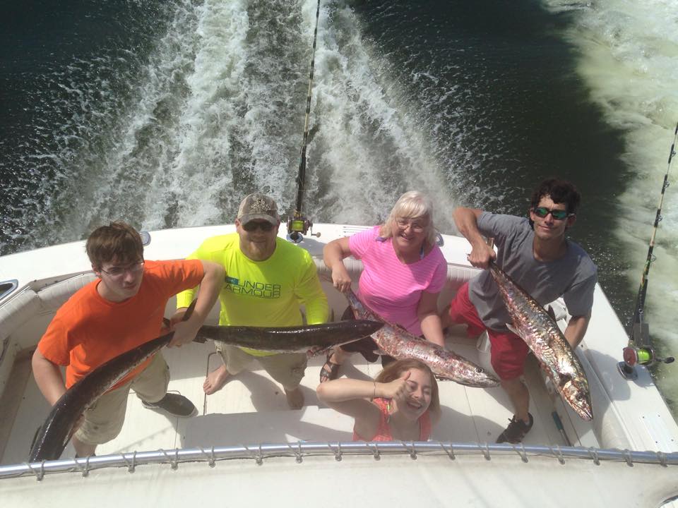 Two 17-inch fish caught during cruises and fishing in MS