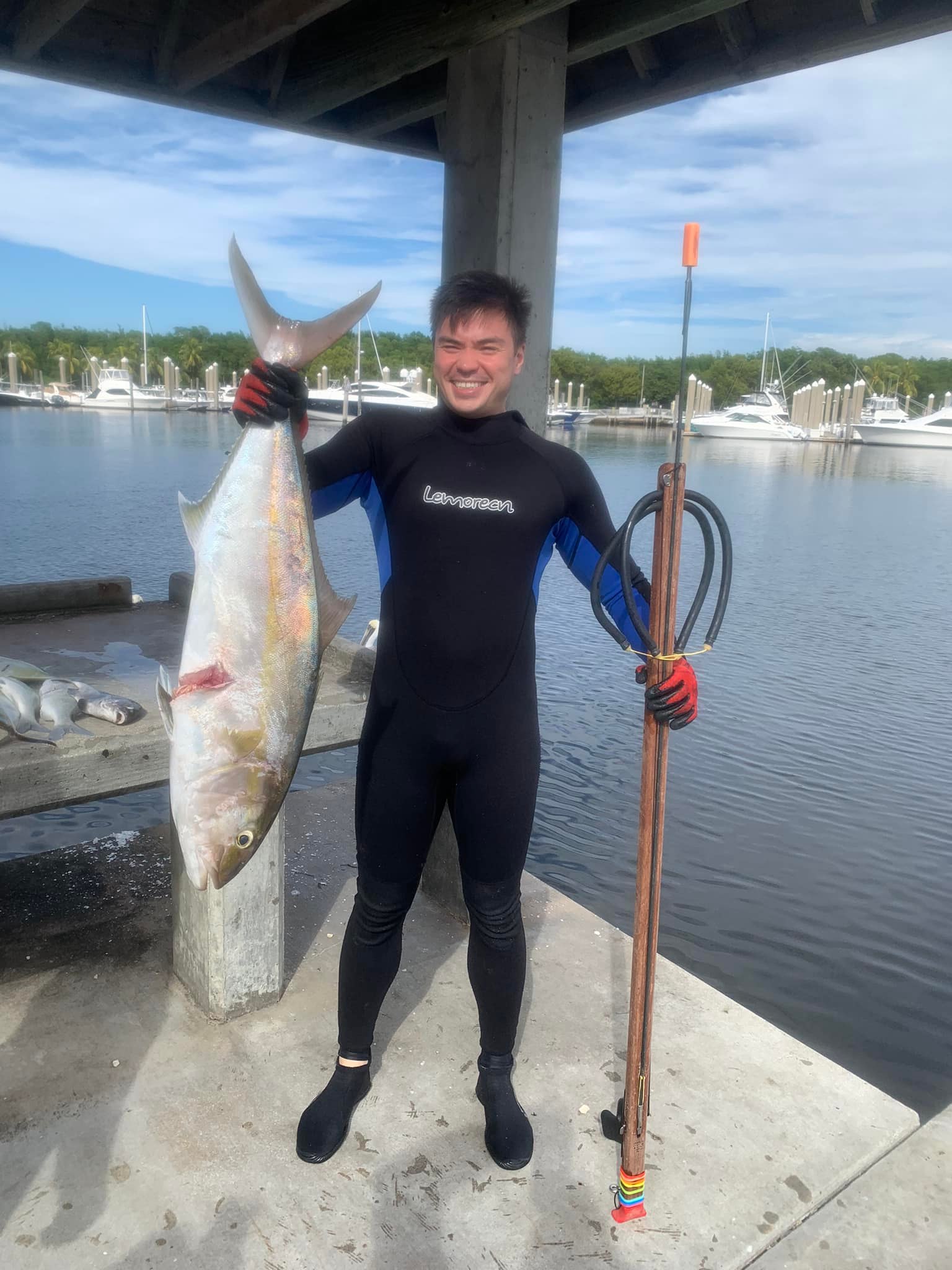 Angler with big fish in Coral Gables