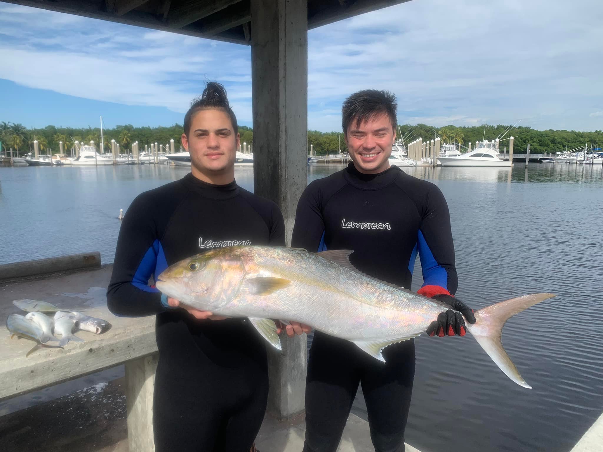Fishermen enjoying an exciting fishing tour in Florida