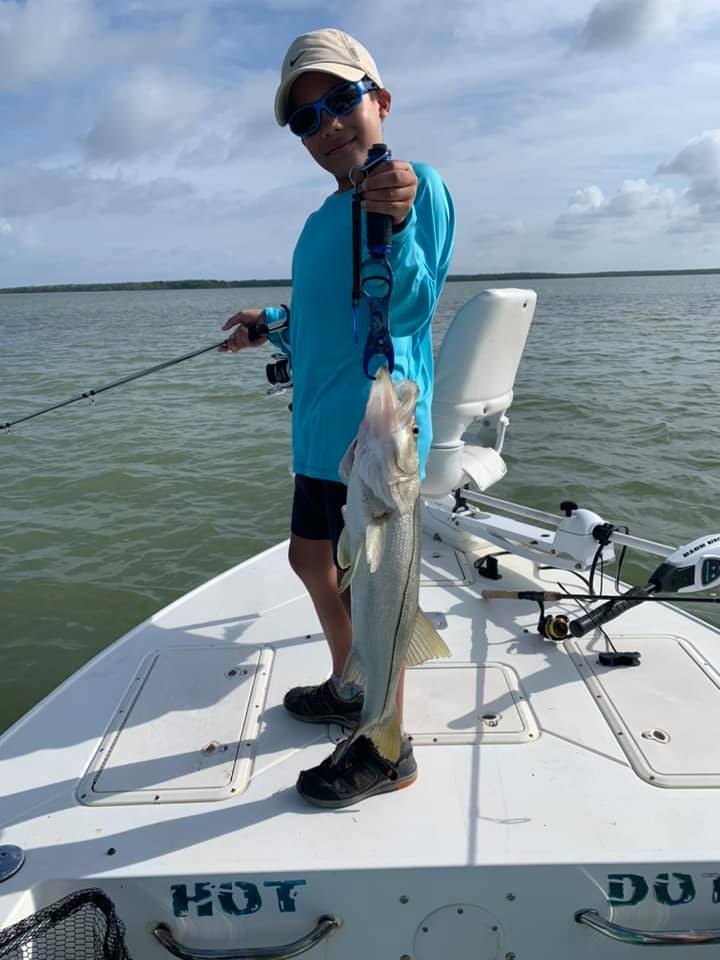 A lone snook fish caught in Everglades City