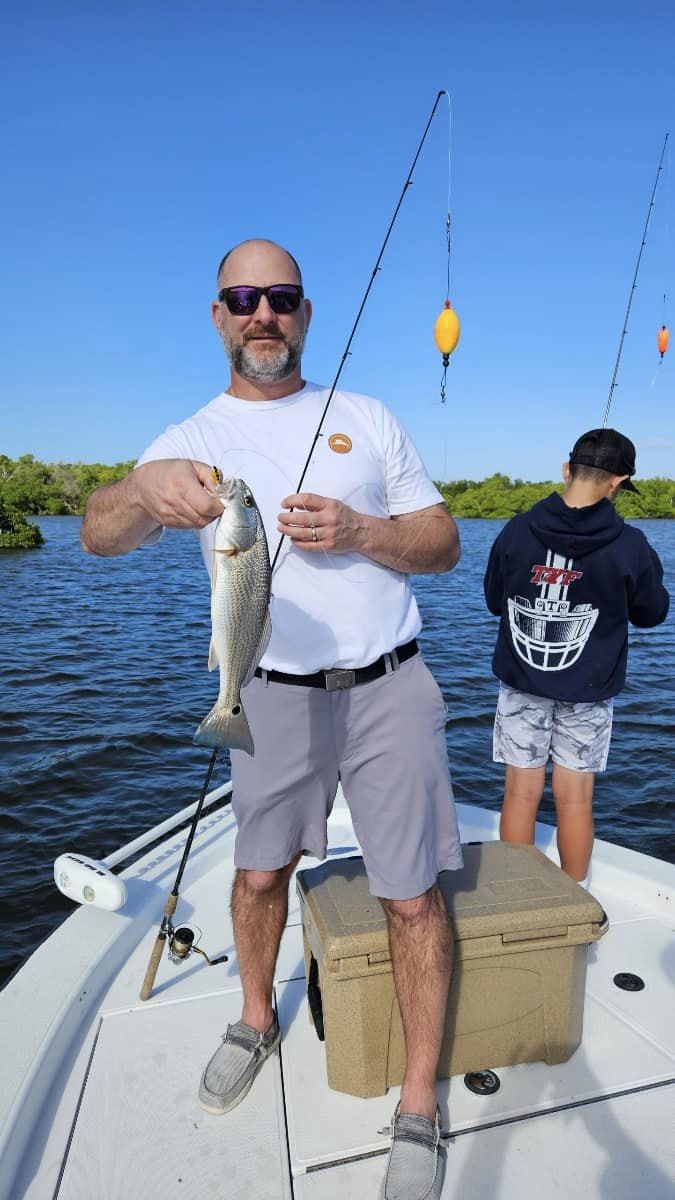 Redfish caught by angler in Everglades City