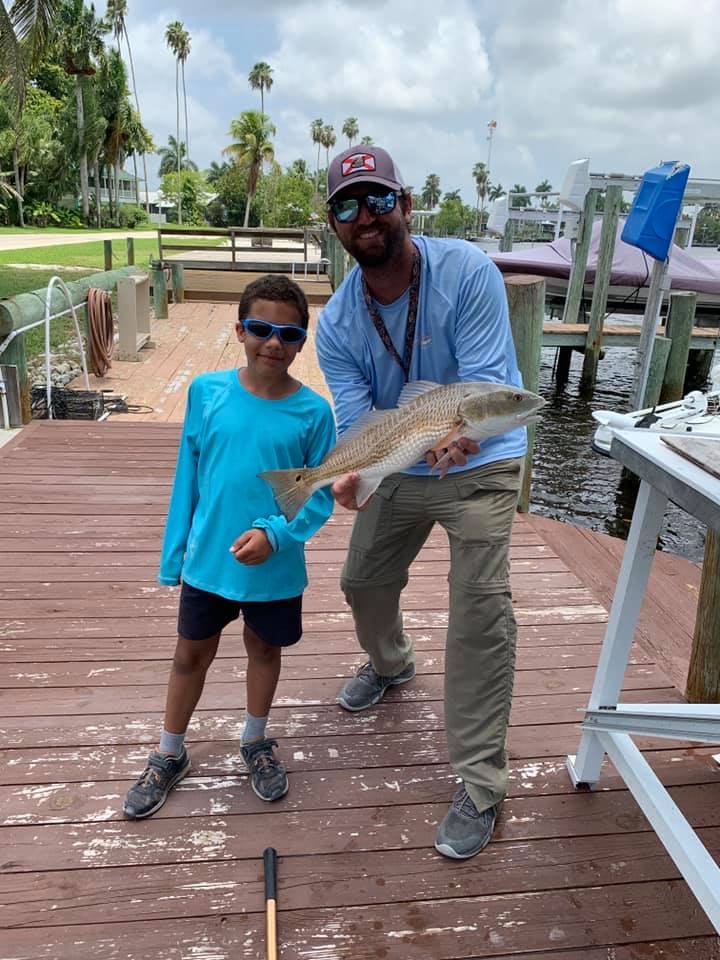 Redfish caught by two people in Everglades City