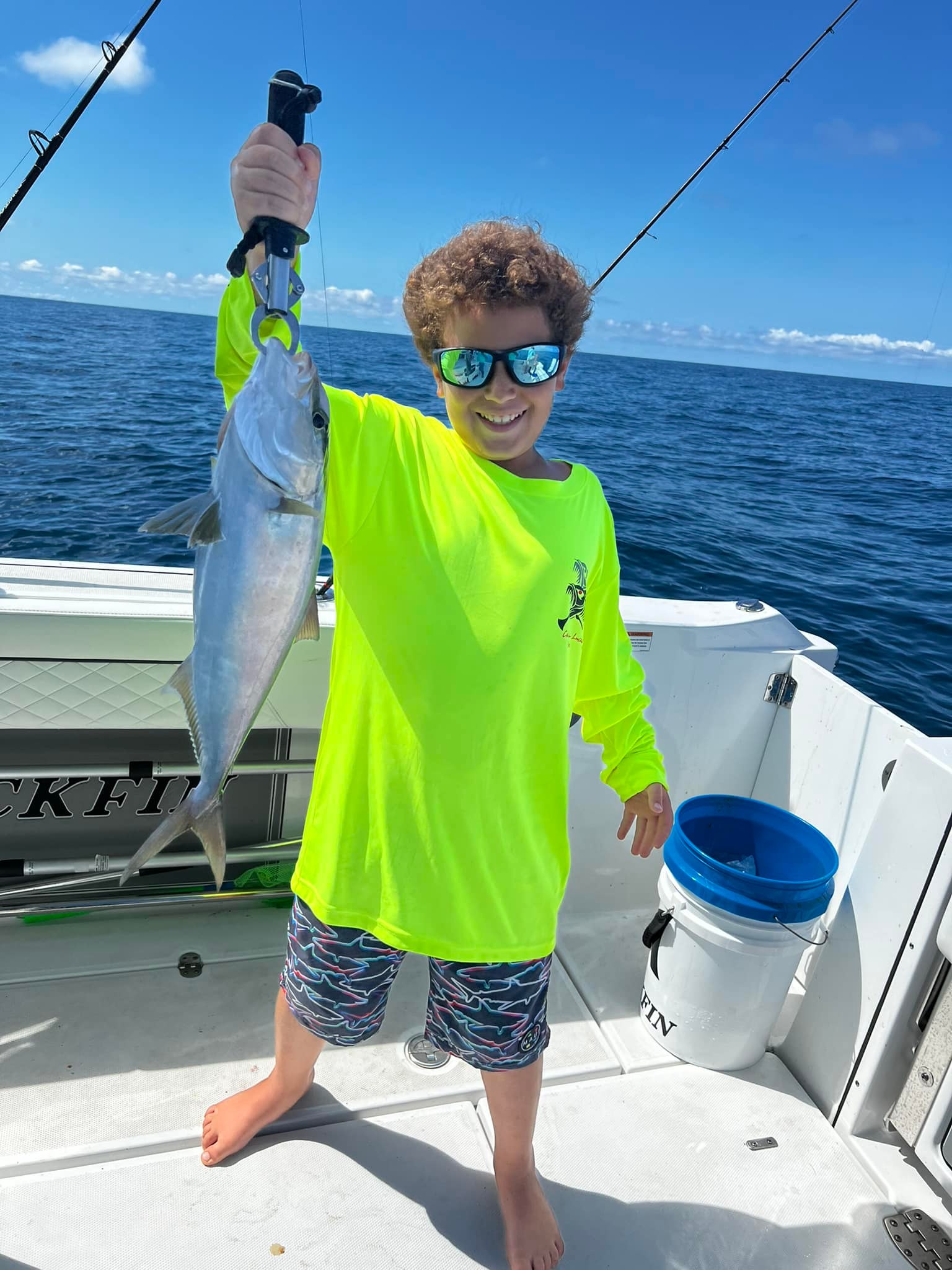 Man fishing in FL with 1 fish