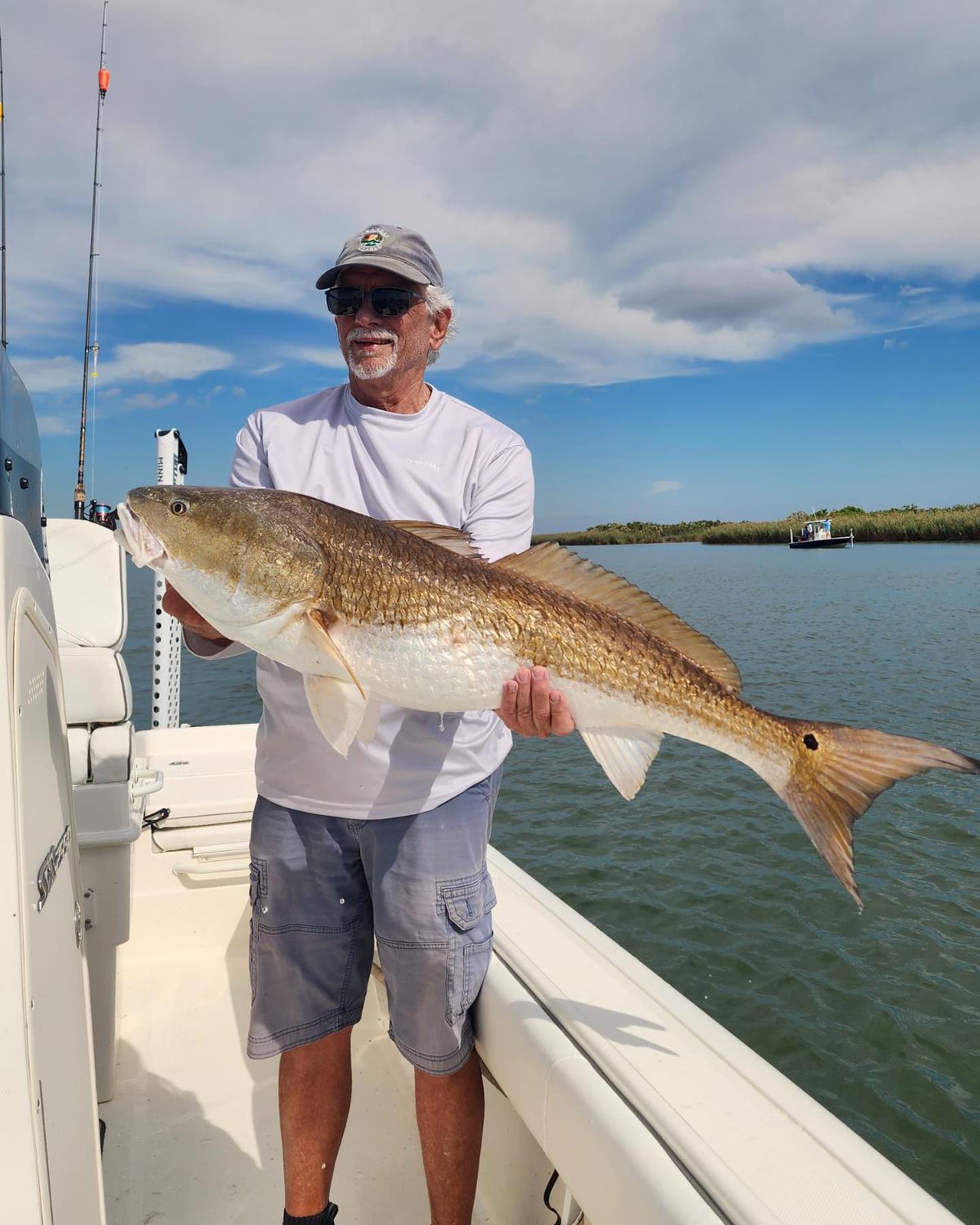 Single fisherman caught a 38-inch fish at Boothville-Venice