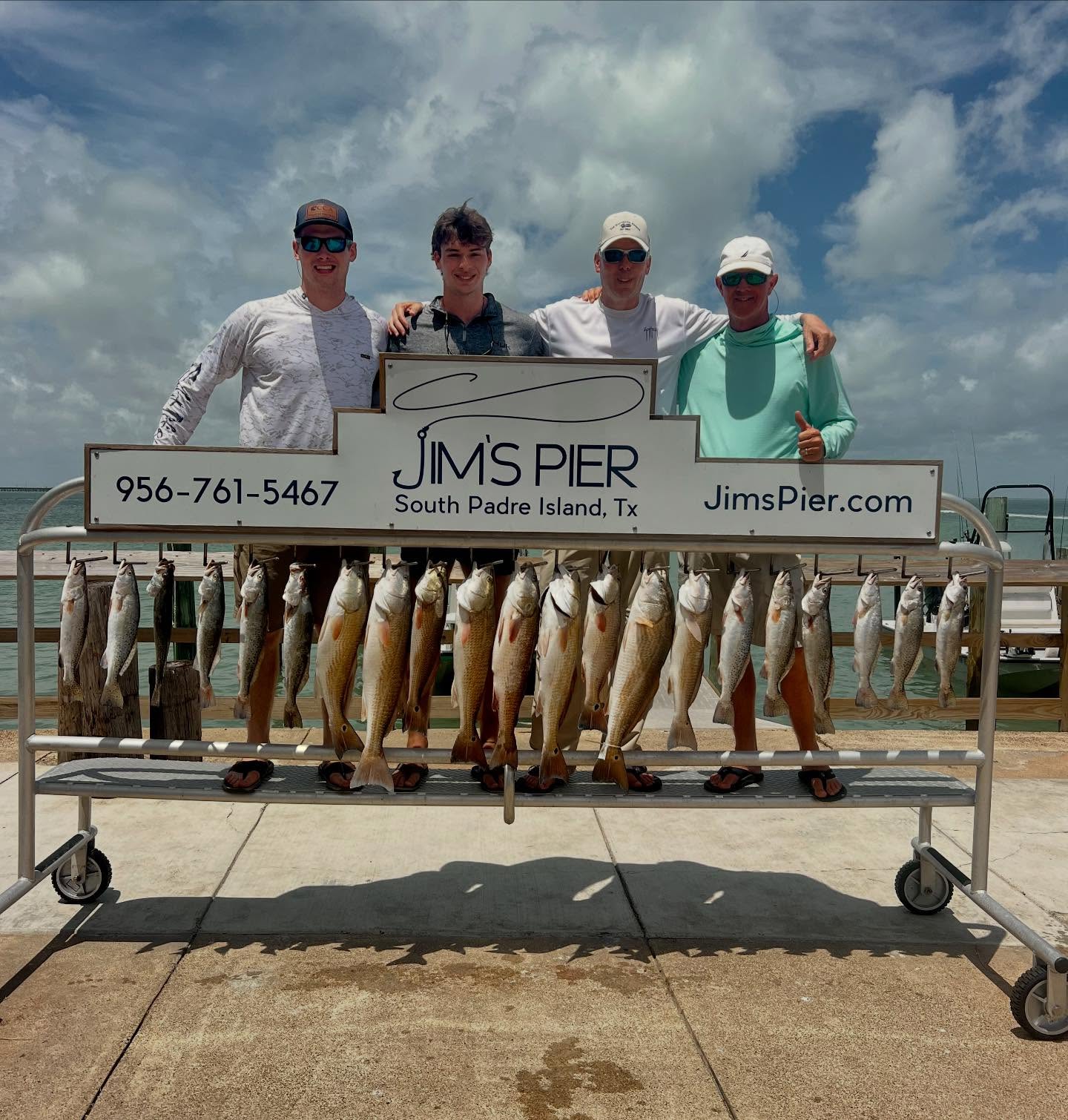 8 fish caught while fishing in Texas