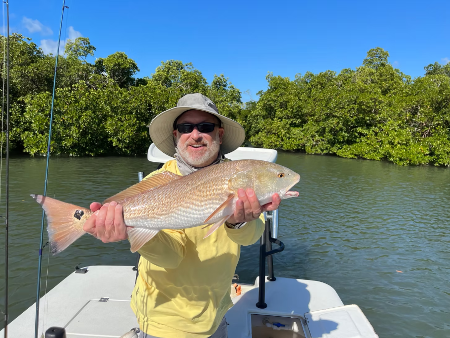 Naples backwater fishing charter boat in 10,000 Islands targeting snook, redfish and tarpon