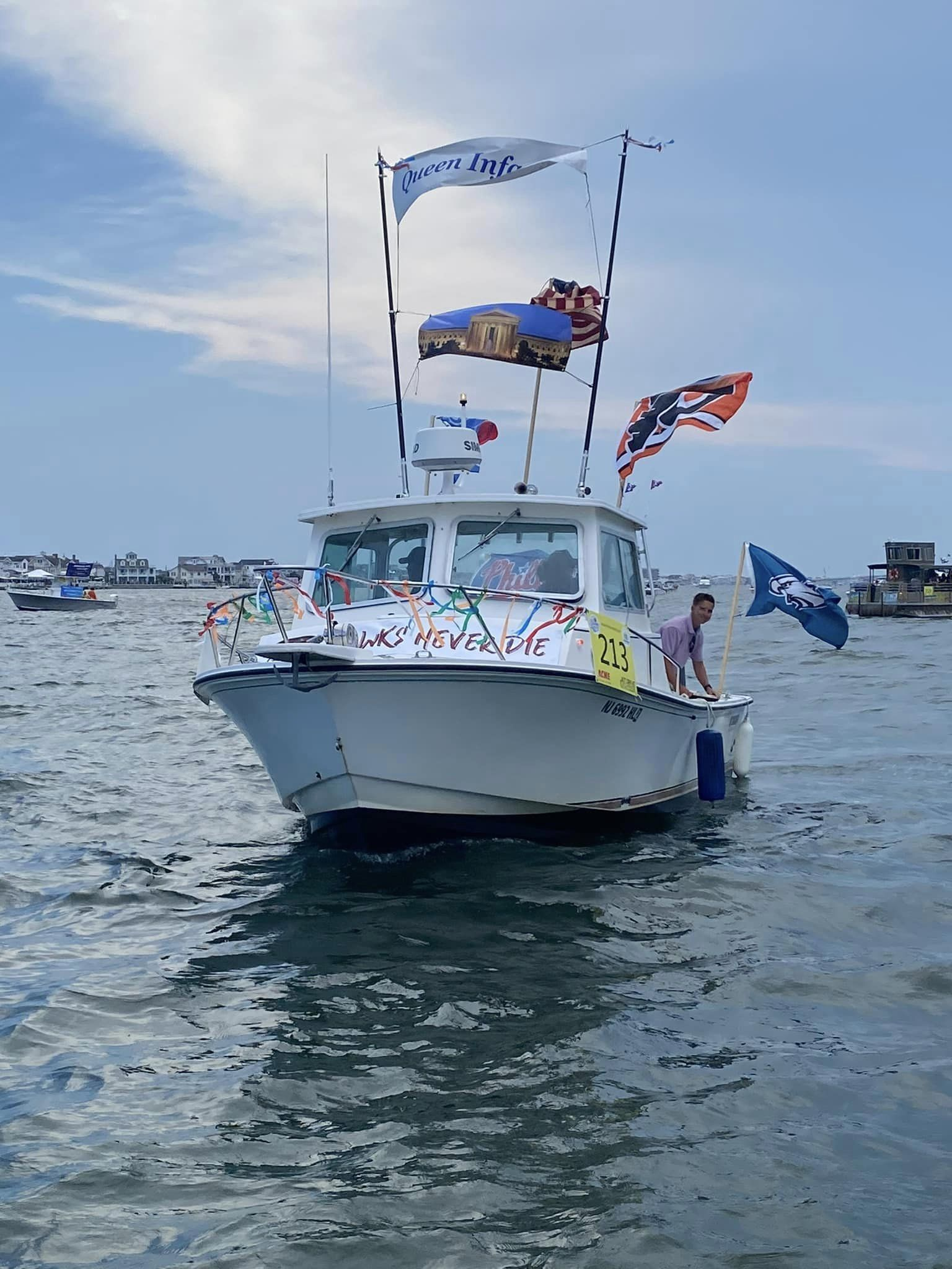 A person enjoying a cruise or tour in Ocean City