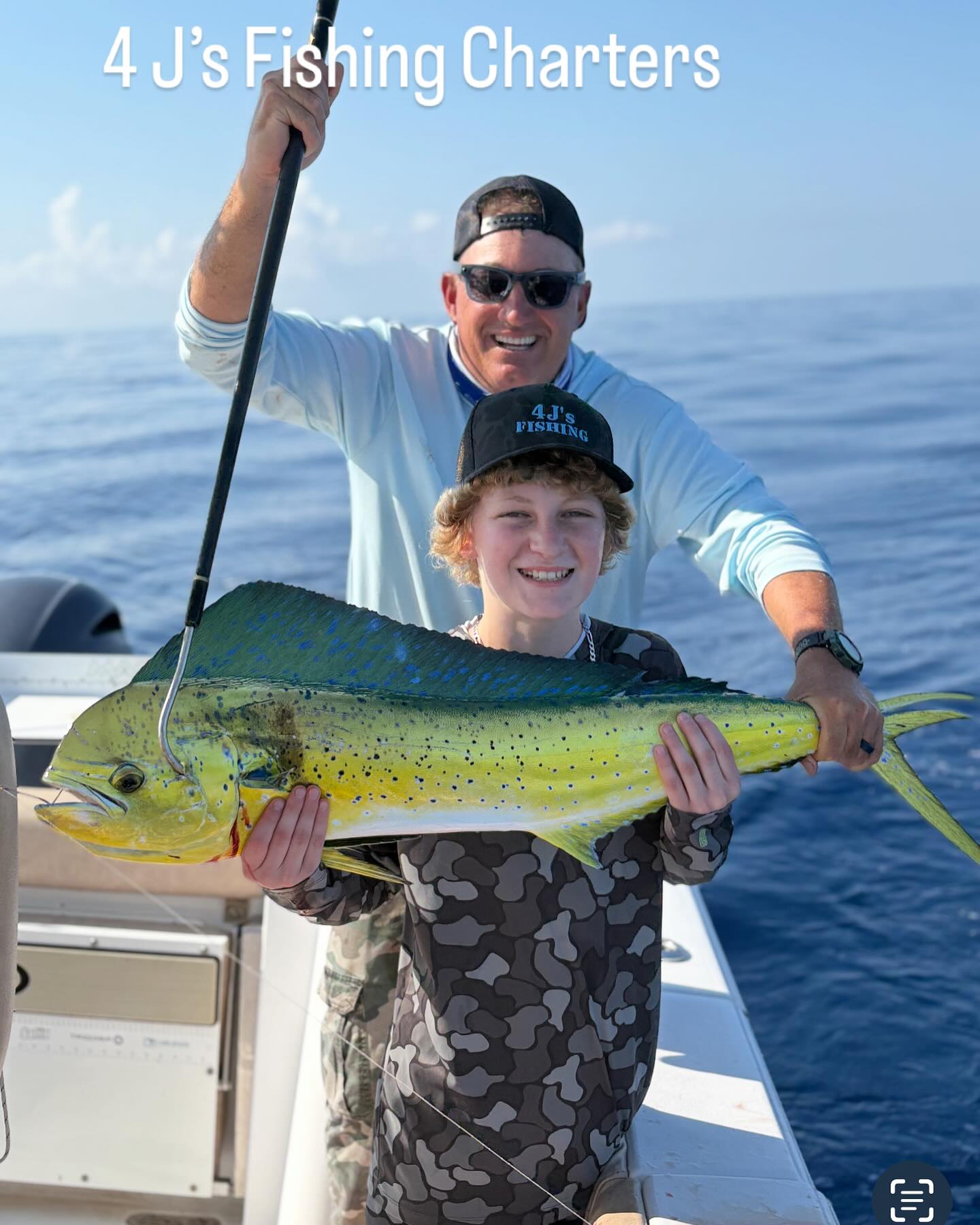 A photo of two people fishing in Florida