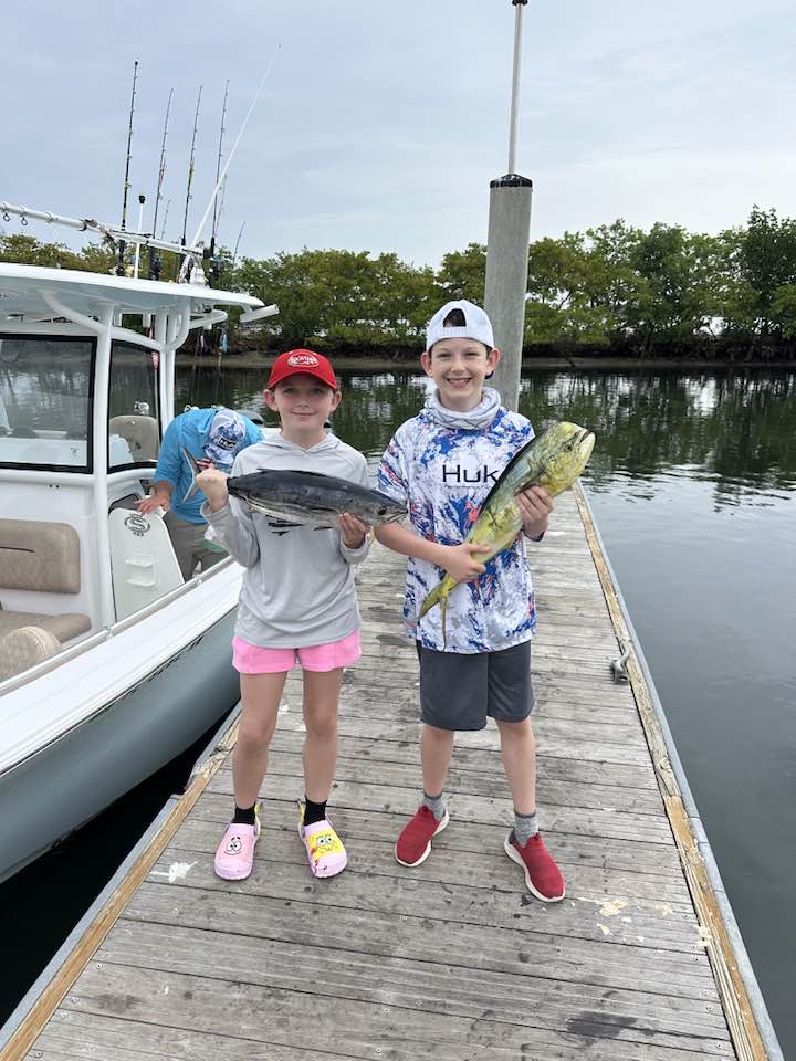 Two anglers fishing in Boynton Beach