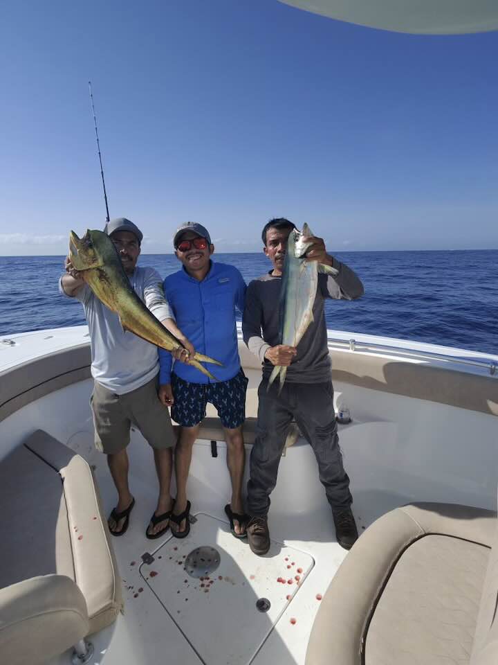 Fishermen enjoying a day of fishing in Florida