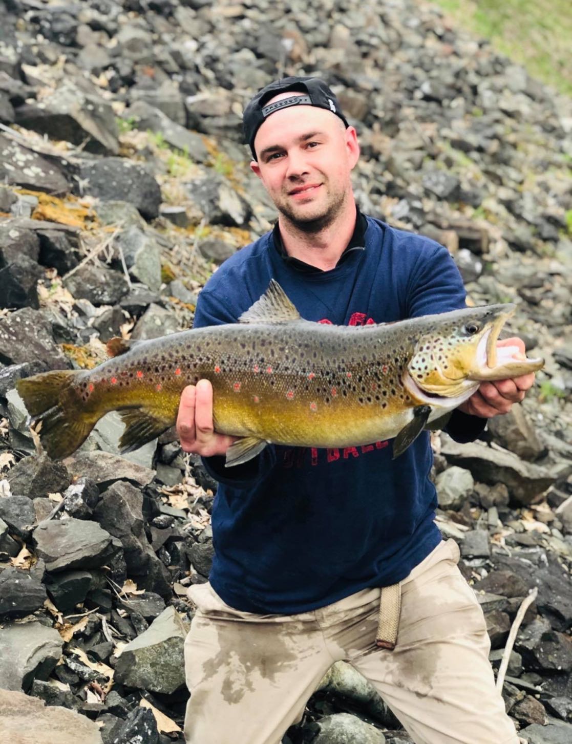 Fly Fishing Brown Trout in Battenkill River
