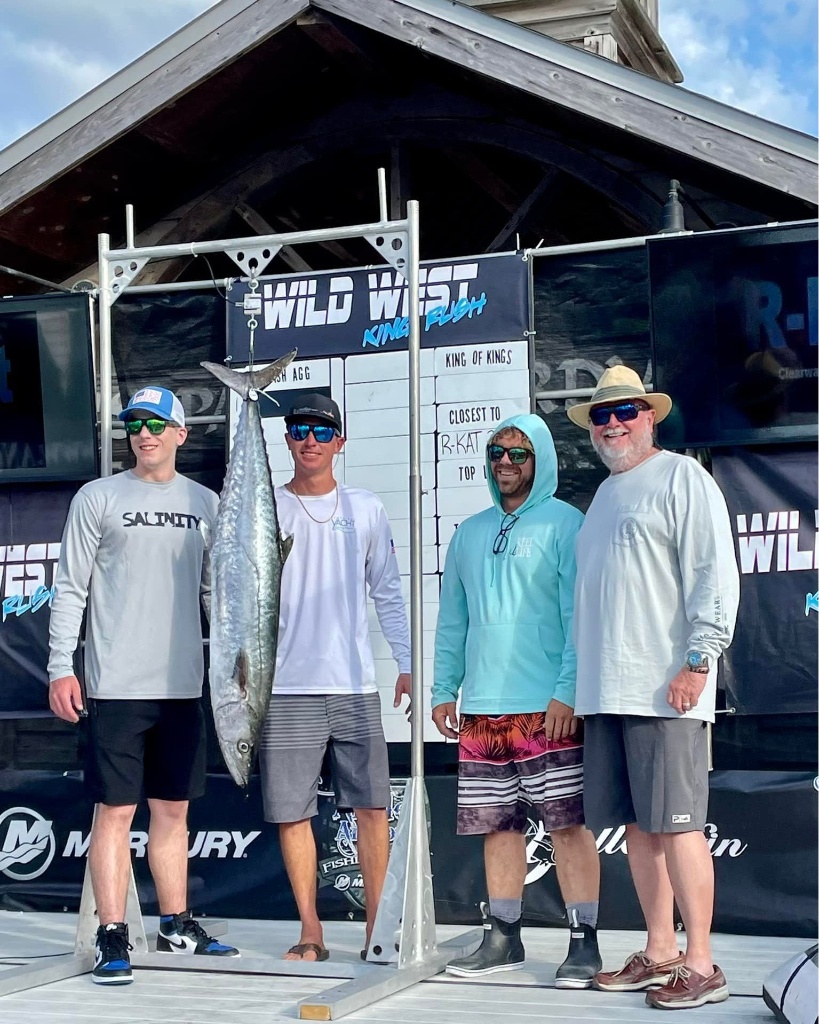 King Mackerel, a 37-inch fish, caught while fishing in St. Petersburg