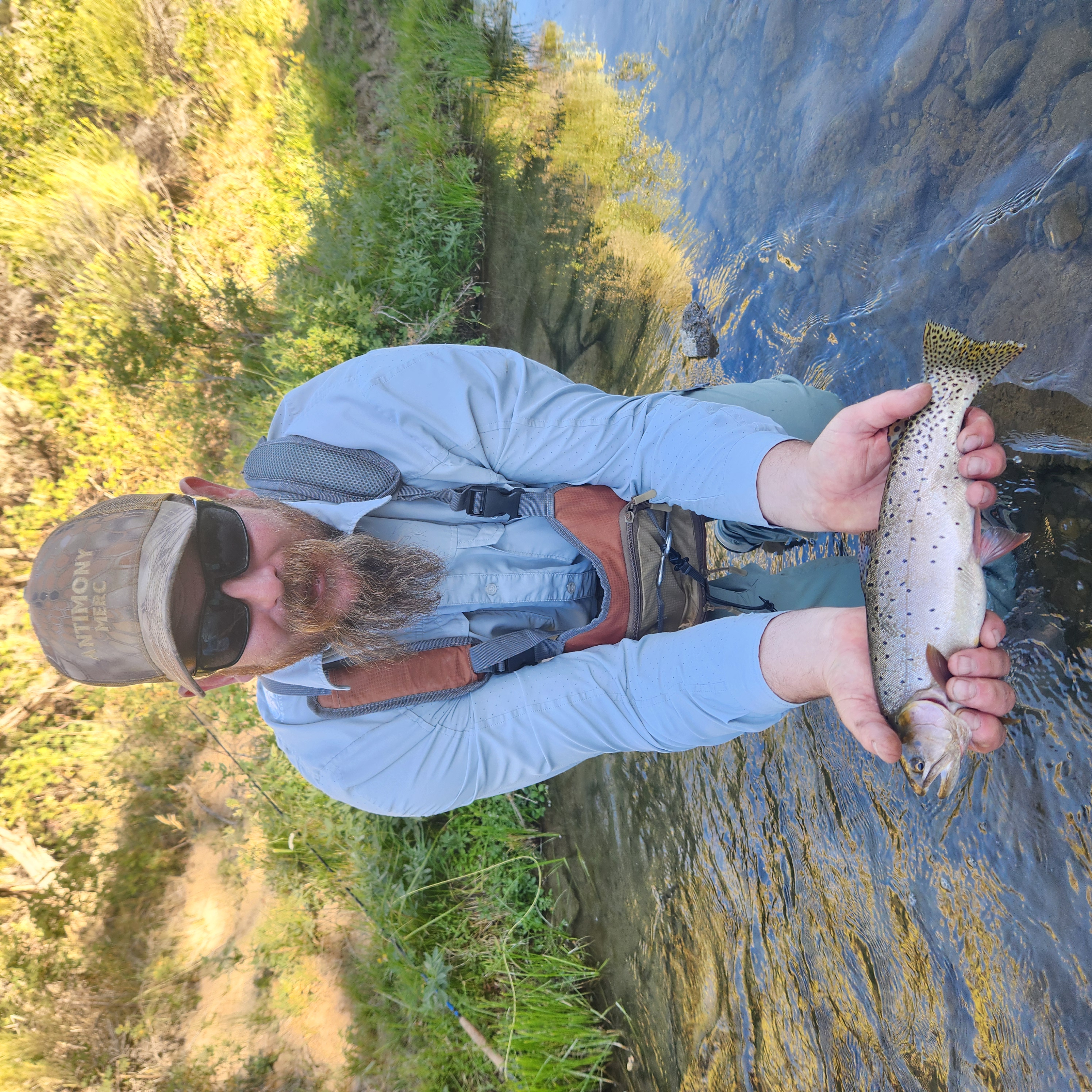 Cutthroat trout catch from fishing tour in Panguitch Utah