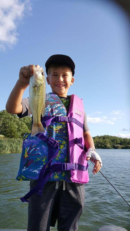 Kids Fishing On Lake Michigan