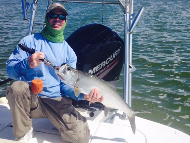 Tarpon, a big fish caught while fishing in Key Largo