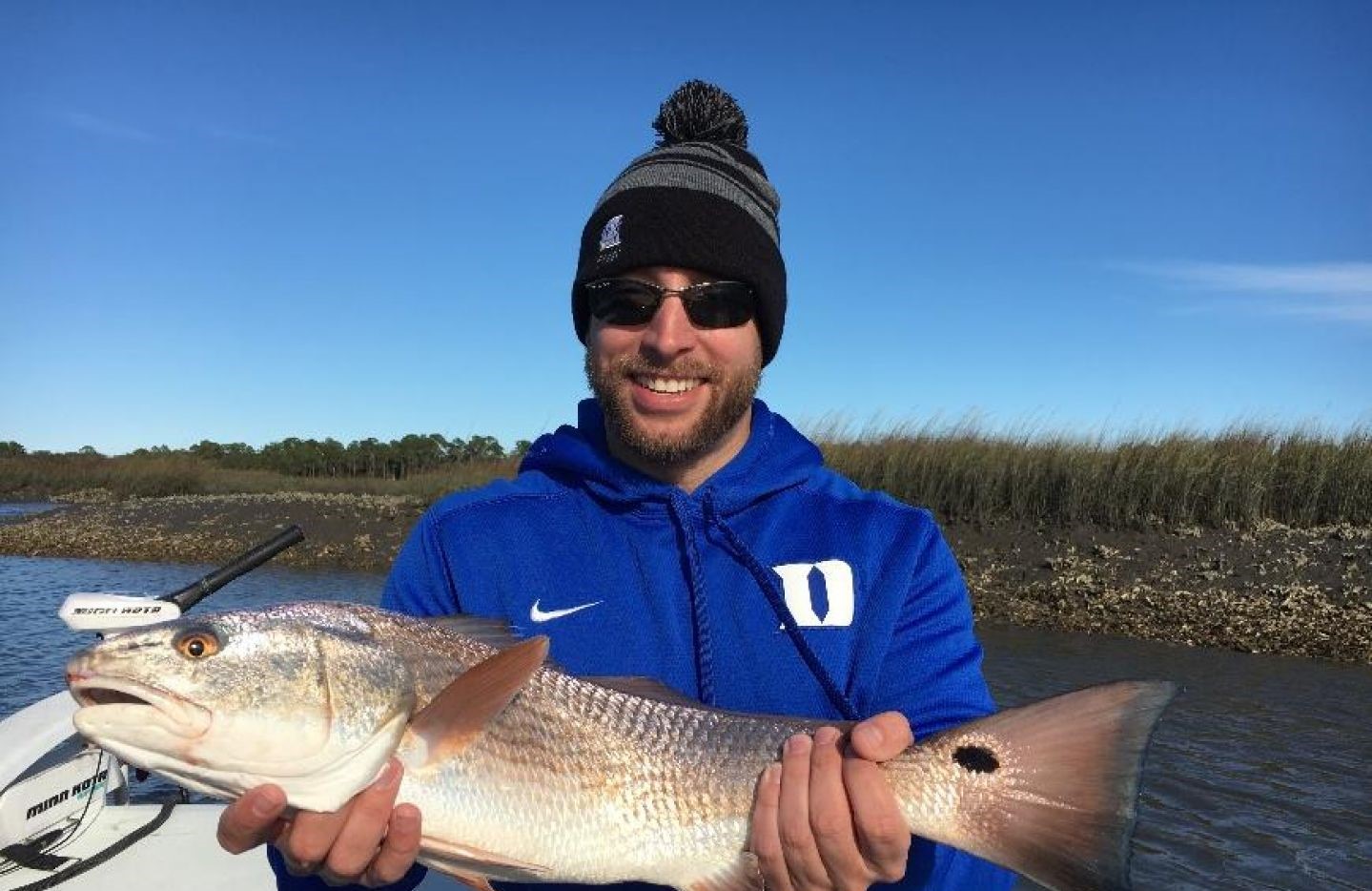 A person enjoying fishing in Jacksonville