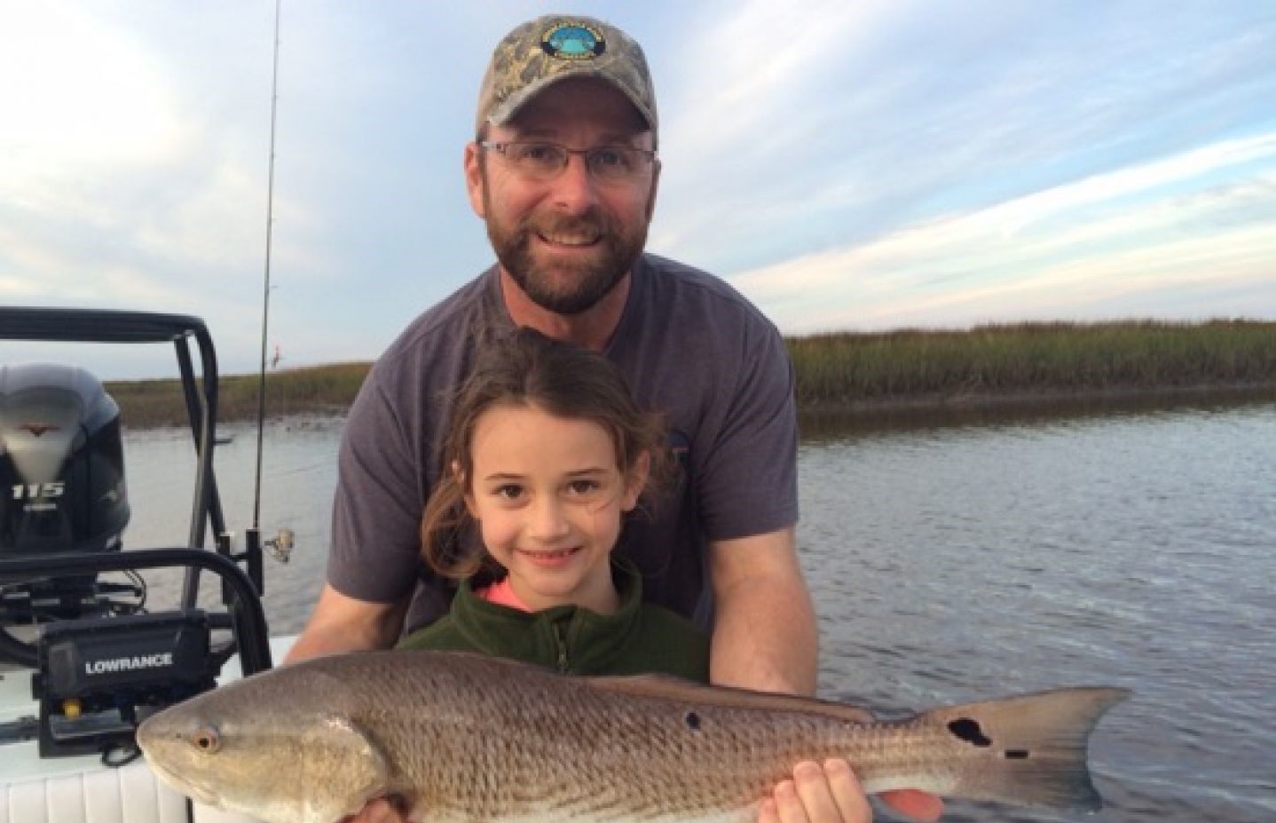 Redfish caught while fishing in Jacksonville