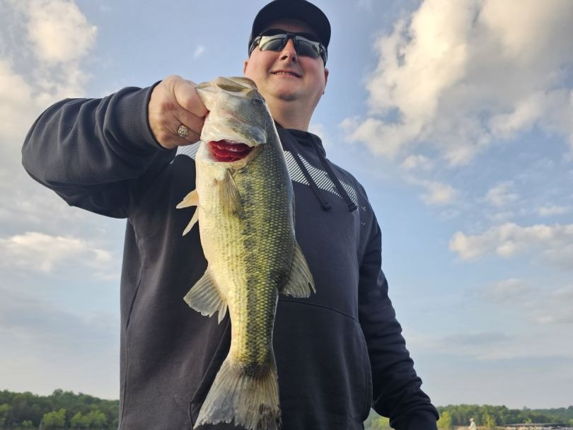 Largemouth Bass caught while fishing in Missouri