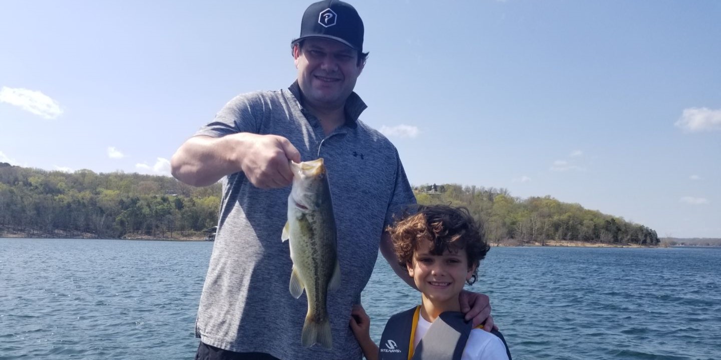 A largemouth bass caught while fishing in MO