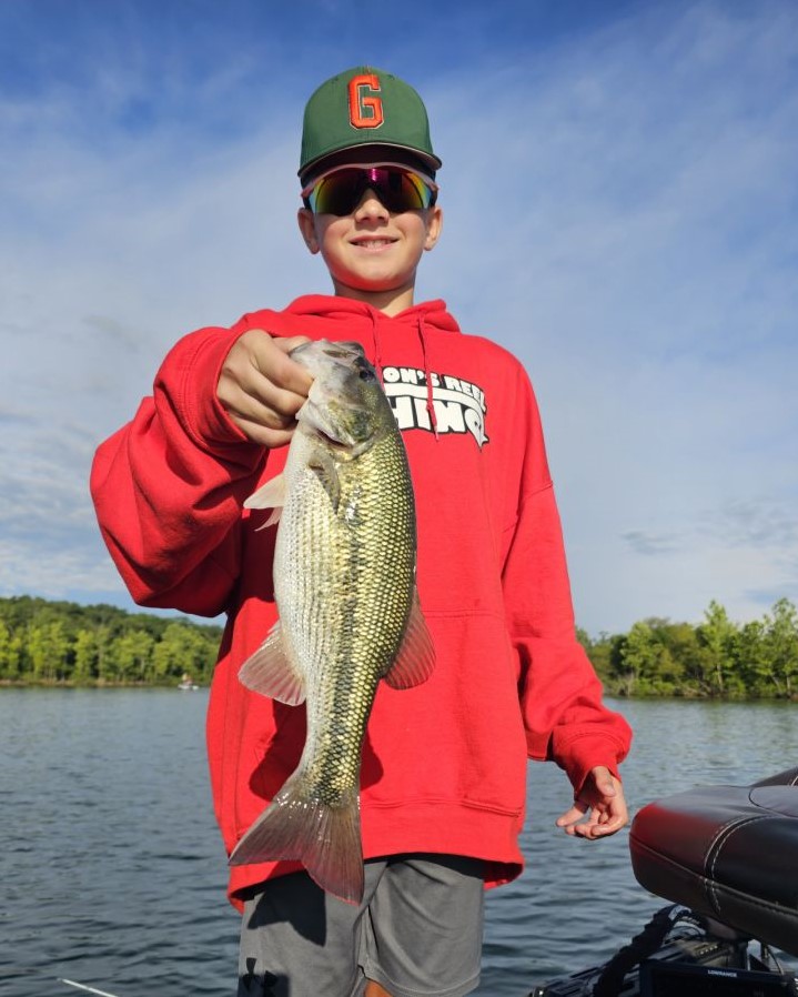 Spotted Bass fishing in MO