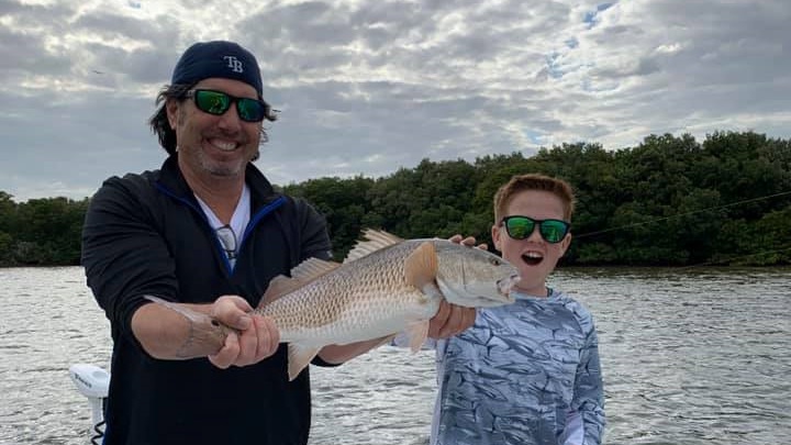 2 people fishing in Tampa, Florida