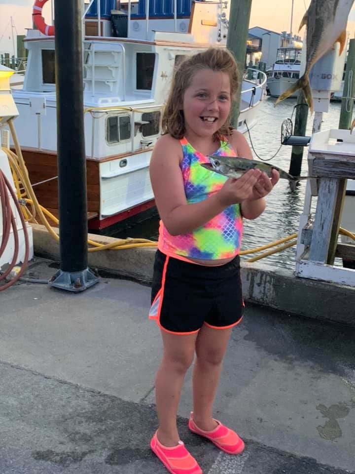 Angler catches two small fish in Biloxi
