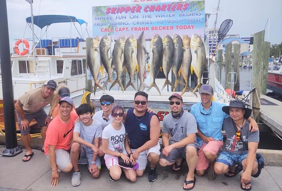 8 fish caught while fishing in Biloxi