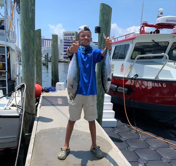 2 fish caught in MS