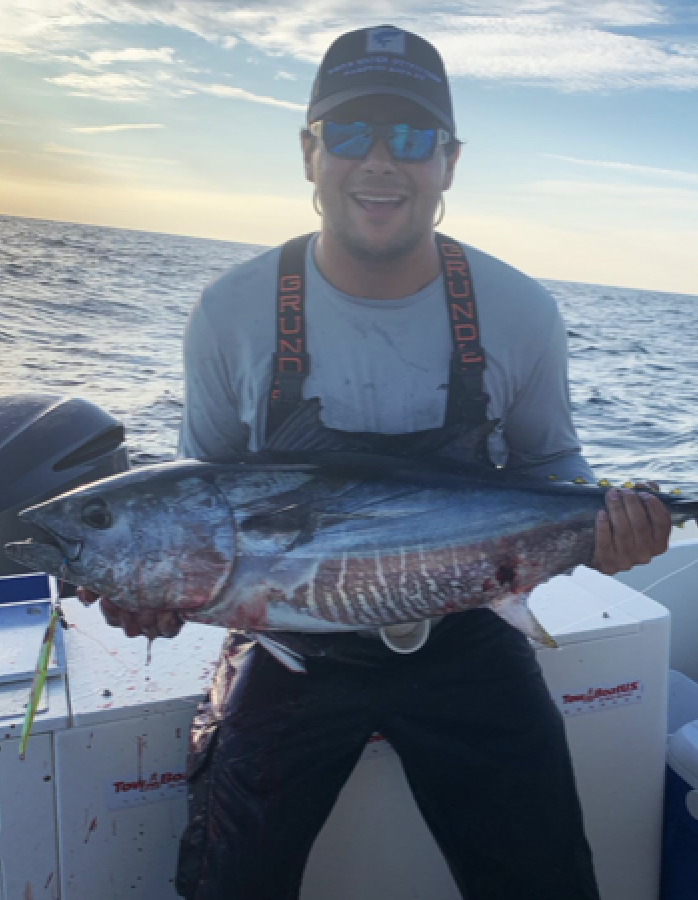 Angler with big fish in NY