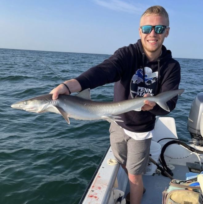 Angler with a 28-inch fish in NJ