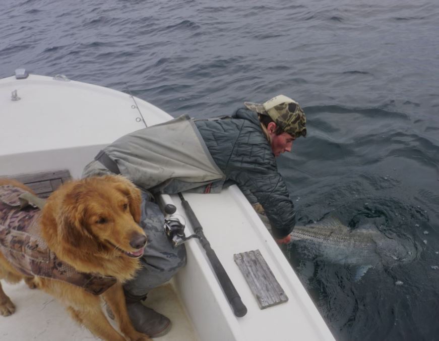 Angler fishing in New Jersey