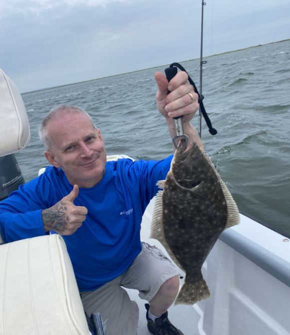 One Southern Flounder fish caught in NJ